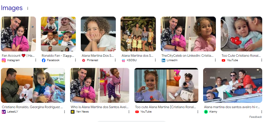 Alana Martina Dos Santos Aveiro Family History